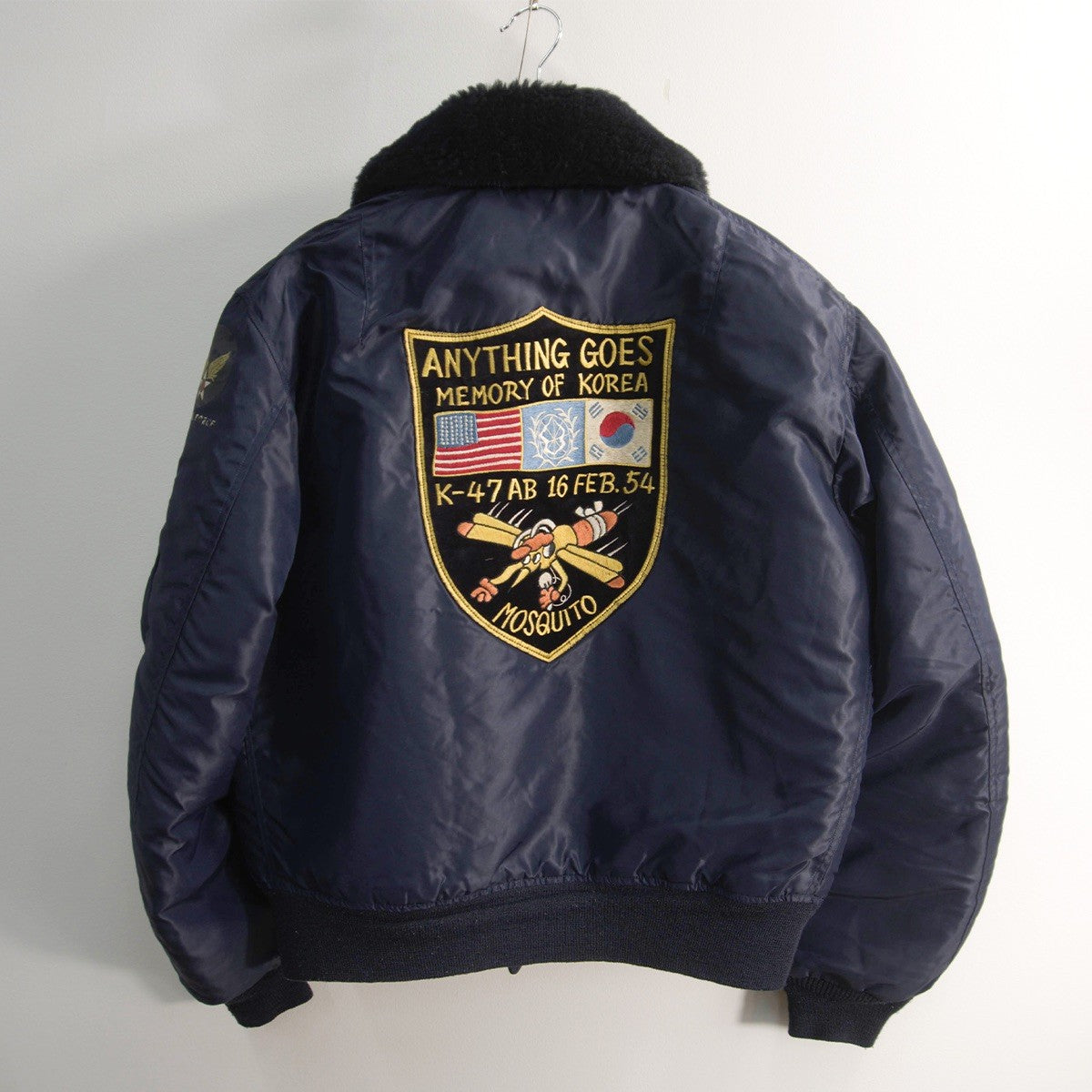 BUZZ RICKSON B-15C Military Flight Jacket Blue Size 42