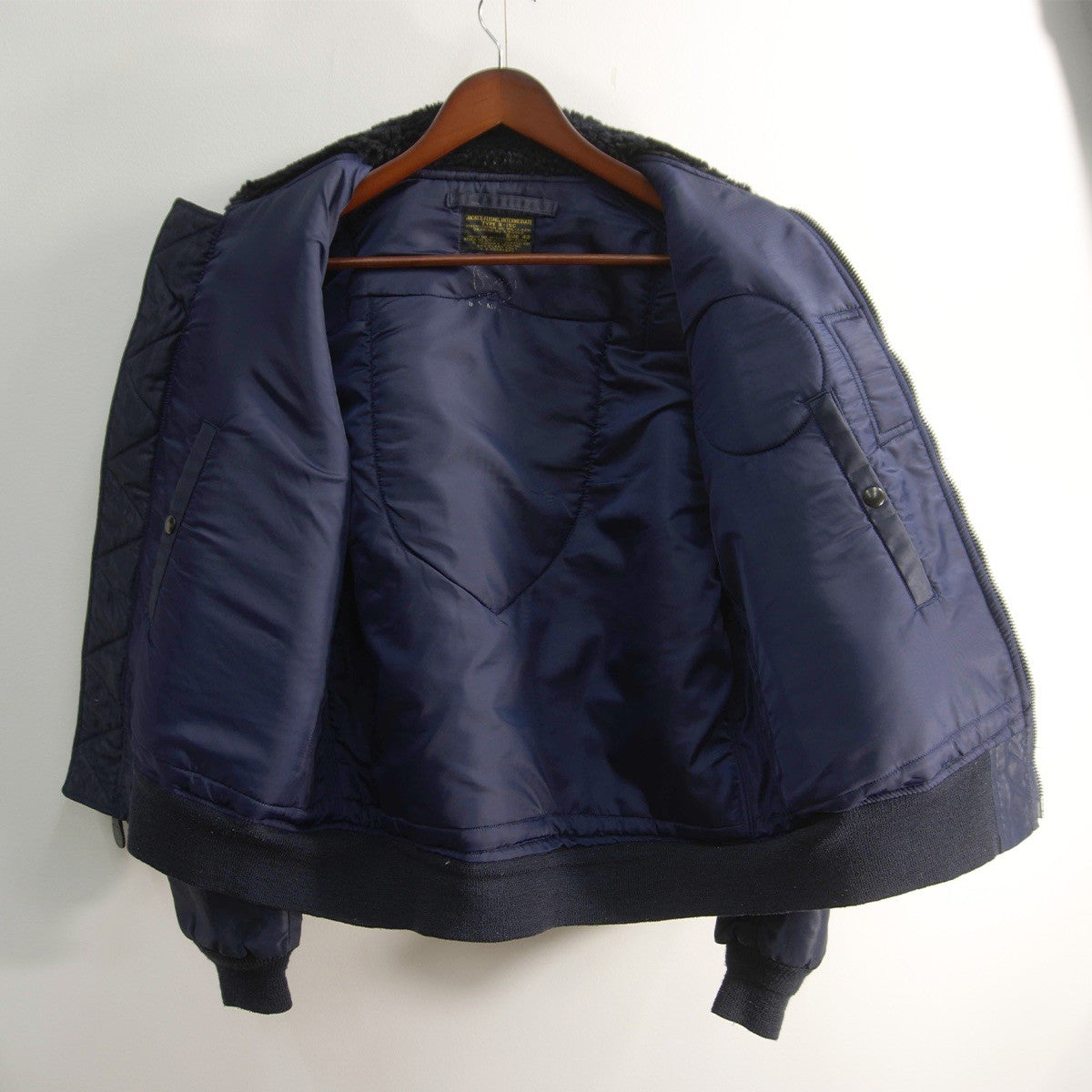 BUZZ RICKSON B-15C Military Flight Jacket Blue Size 42