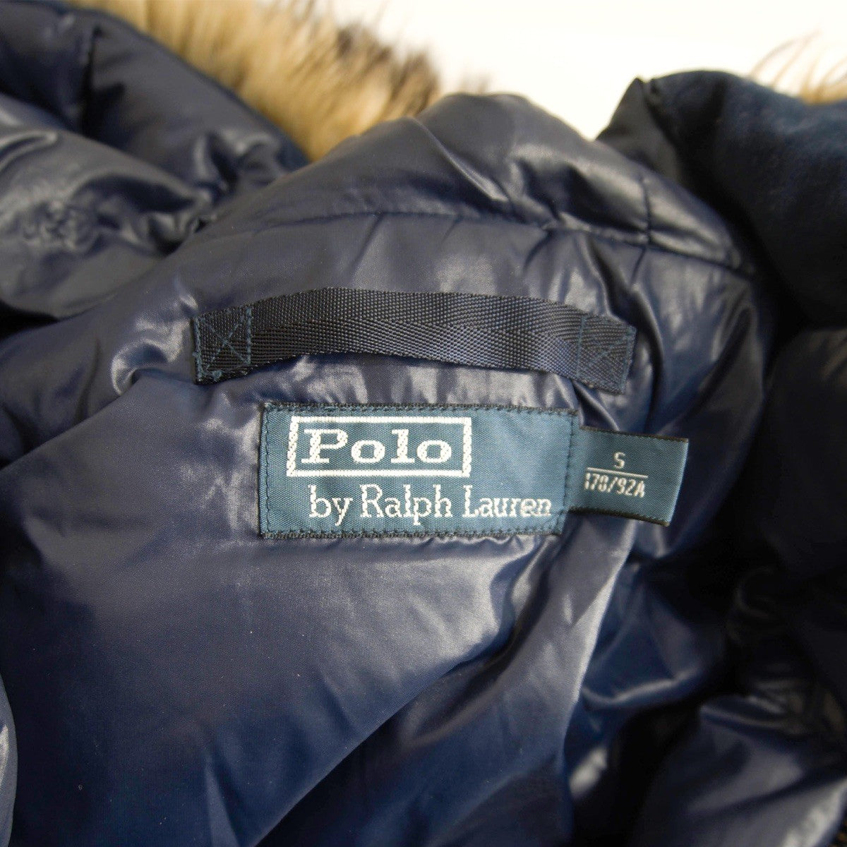 POLO RALPH LAUREN N-2B Down Liner Flight Jacket Navy Size S