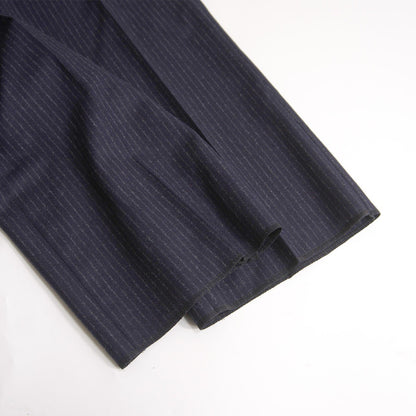 TITO ALLEGRETTO Navy Wool Stripe Suit Set Jacket