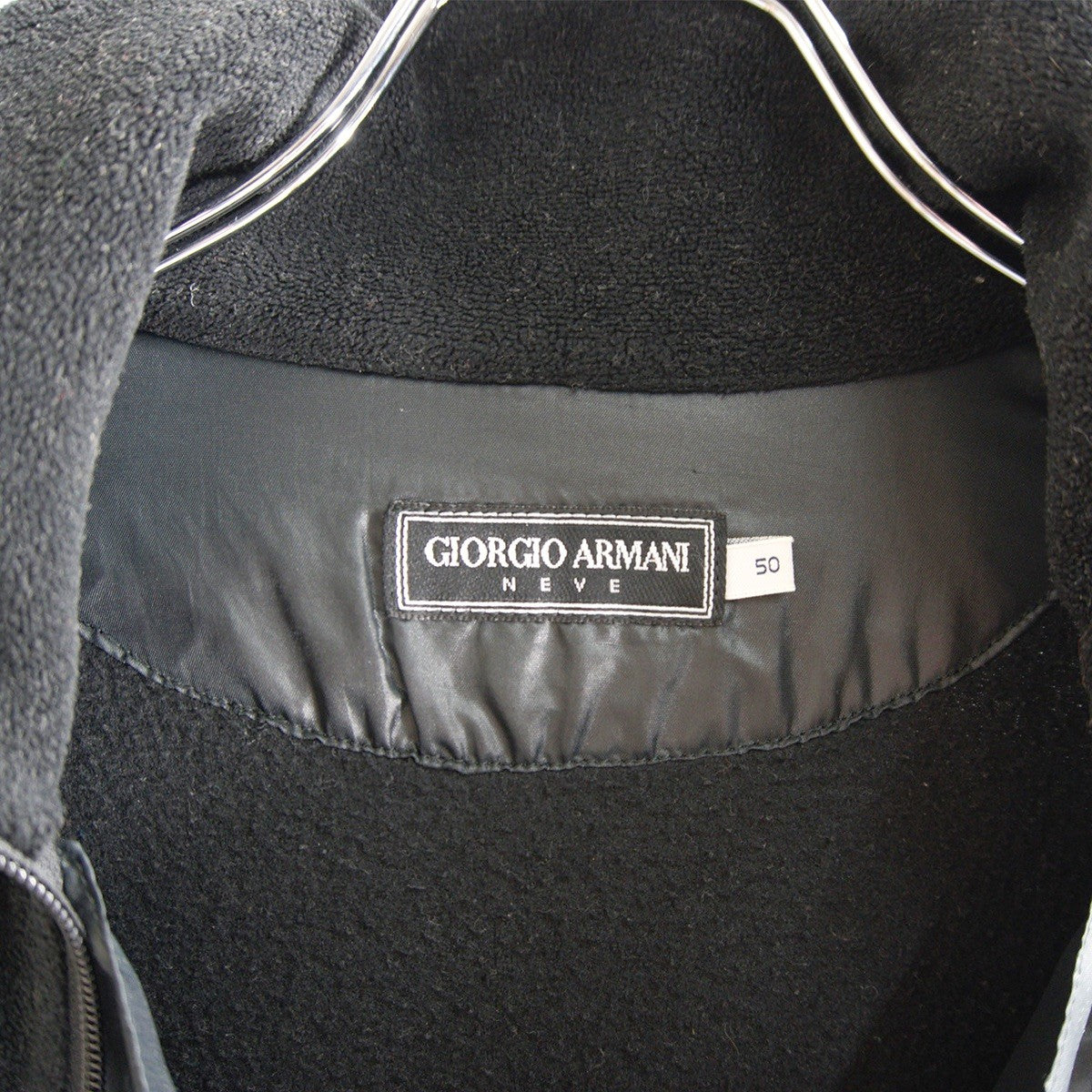 GIORGIO ARMANI Archive Fleece Mouton Anorak Jacket Size 50
