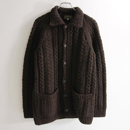 Y's for men Wool Knit Jacket Brown Size 3