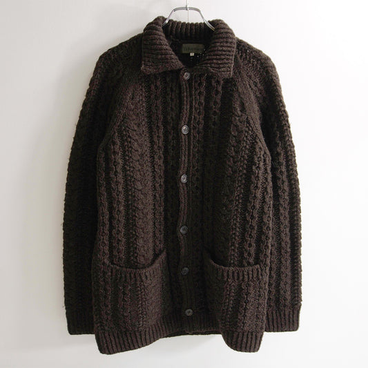 Y's for men Wool Knit Jacket Brown Size 3