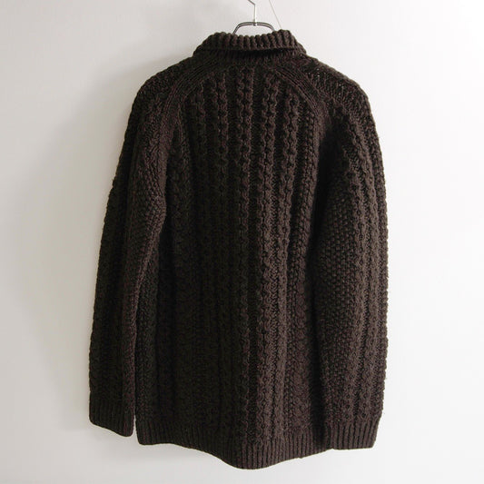 Y's for men Wool Knit Jacket Brown Size 3