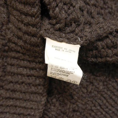 Y's for men Wool Knit Jacket Brown Size 3