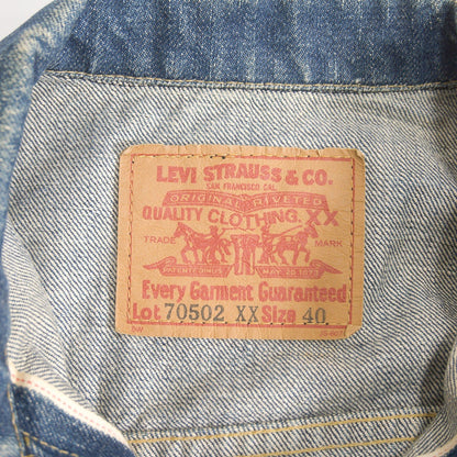 LEVI'S 70502XX Big E 1st Type Denim Jacket Size 40