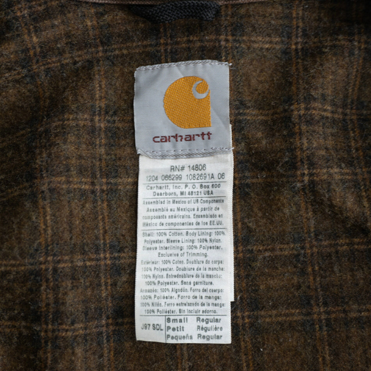 Carhartt Detroit Duck Jacket Size S