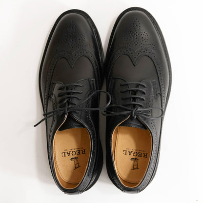 REGAL Wingtip Leather Shoes Size 25.5