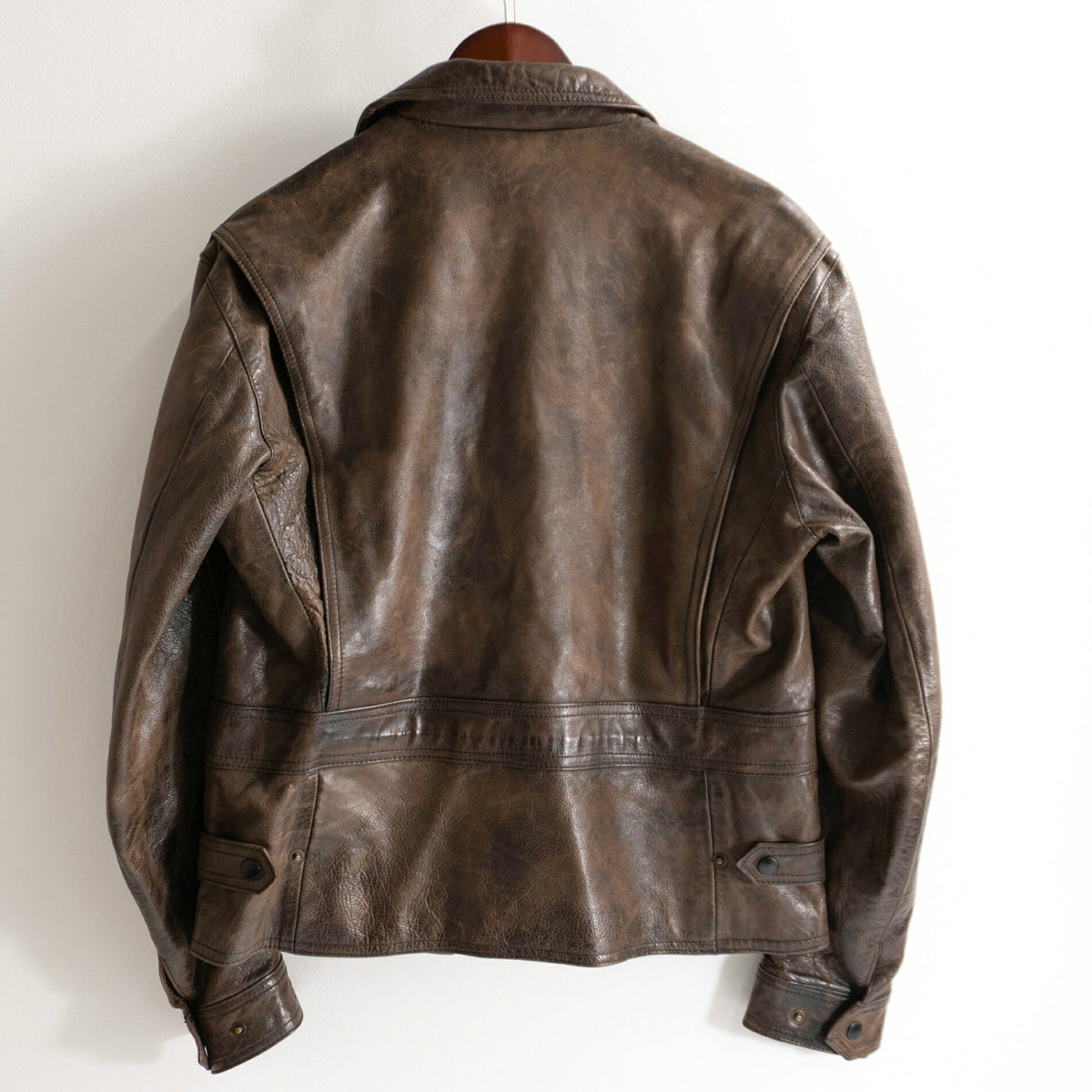 BELSTAFF Black Prince Vintage Leather Riders Jacket Size S