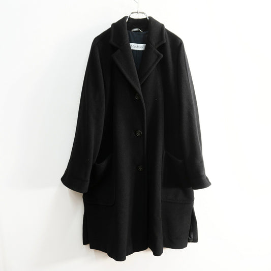 MAX MARA White Tag Wool Cashmere Long Coat