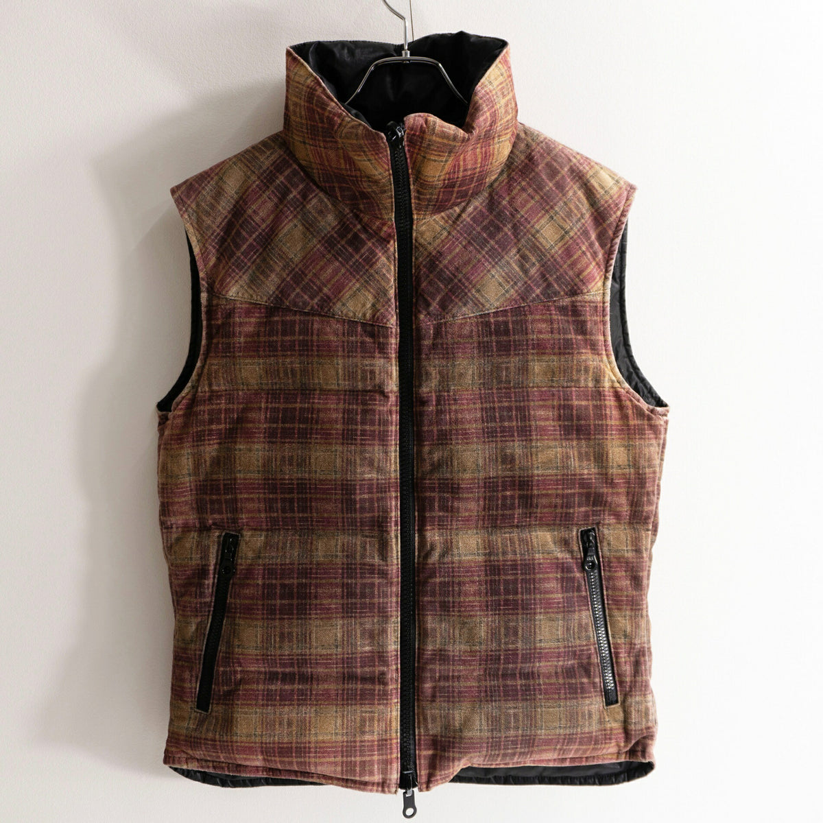 ISAMU KATAYAMA BACKLASH Pig Leather Down Vest Size L