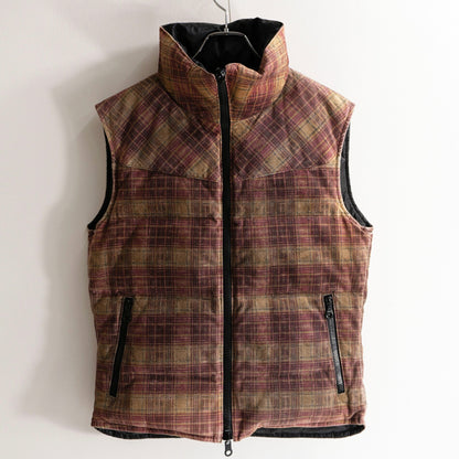 ISAMU KATAYAMA BACKLASH Pig Leather Down Vest Size L