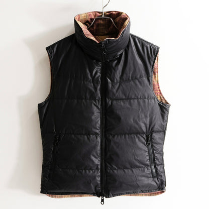 ISAMU KATAYAMA BACKLASH Pig Leather Down Vest Size L