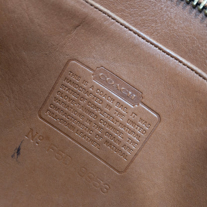 OLD COACH Bucket Leather Bag Brown