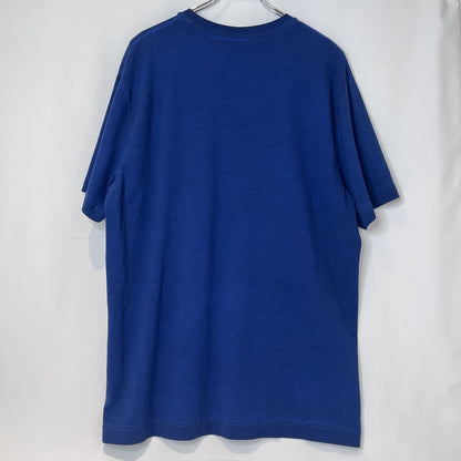 Alexander Wang Shiny Embossed Logo Blue T-Shirt Size L