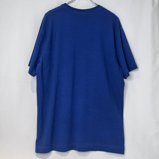 Alexander Wang Shiny Embossed Logo Blue T-Shirt Size L