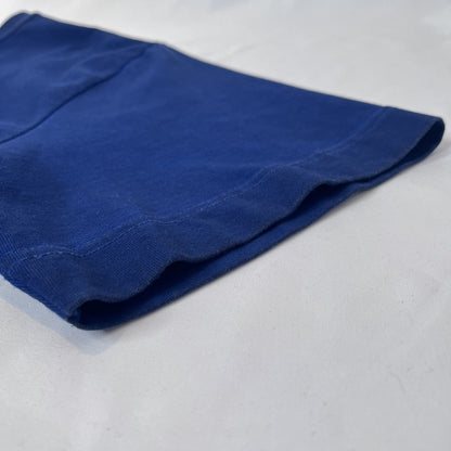 Alexander Wang Shiny Embossed Logo Blue T-Shirt Size L