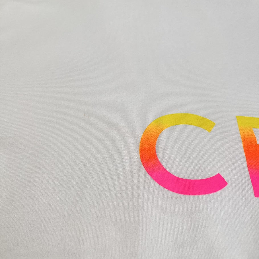 CELINE Gradation Logo Print T-Shirt White