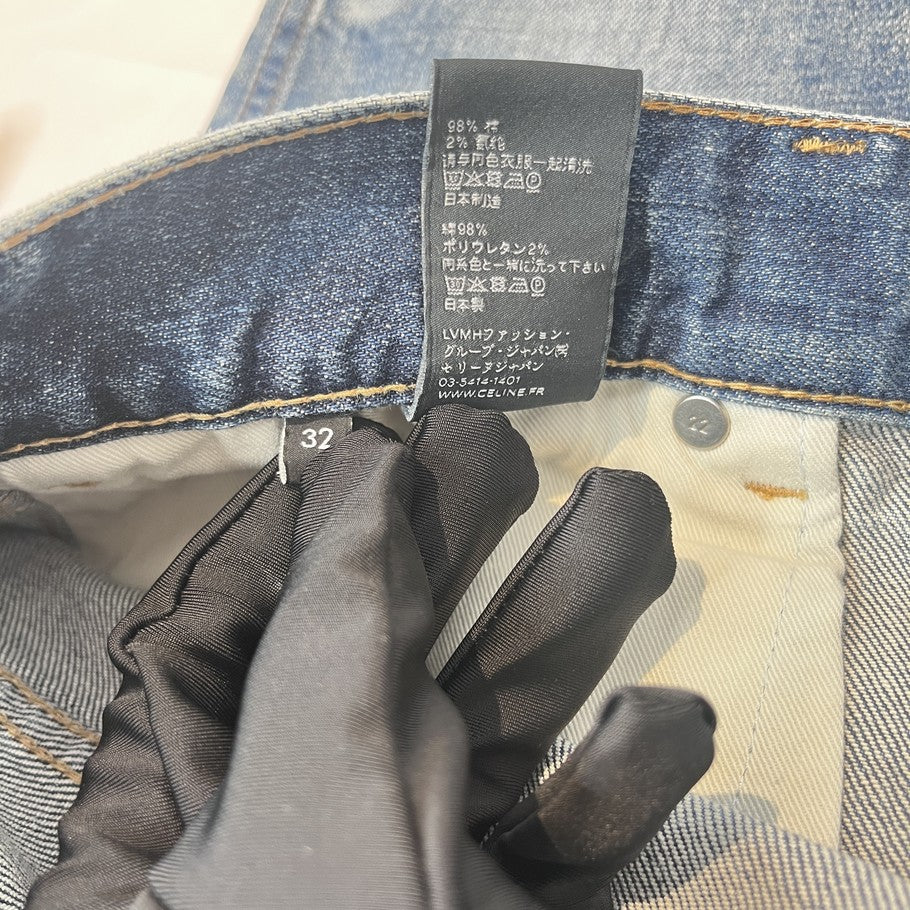 CELINE Denim Jeans Blue Size 32