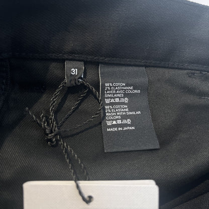 CELINE Hedi Slimane Era Stretch Slim Jeans Black Size 31
