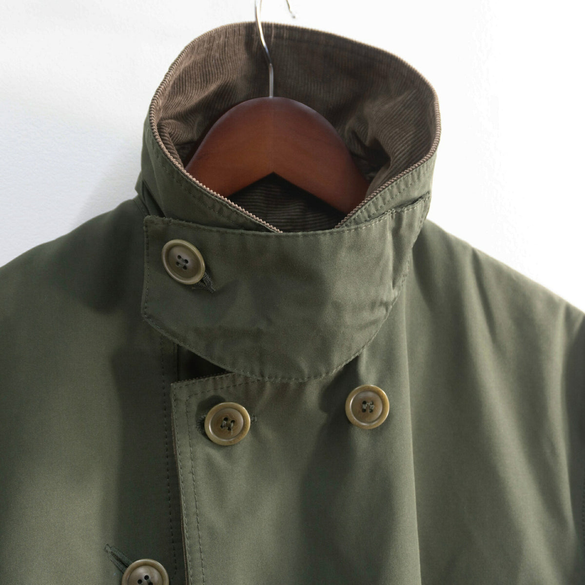 BARBOUR Non-Oil 2 Layer Trench Coat Khaki Size 40