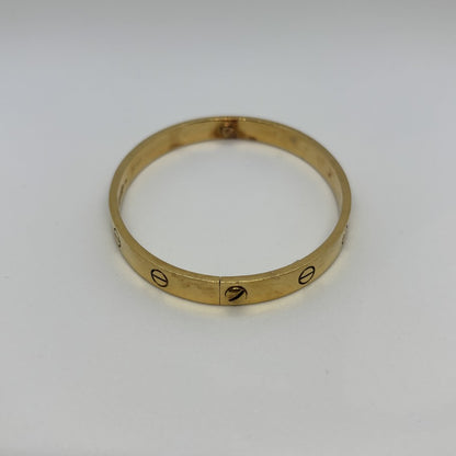 Cartier Love Bracelet Classic 18K Yellow Gold Size ONE SIZE