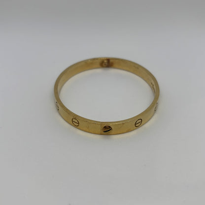 Cartier Love Bracelet Classic 18K Yellow Gold Size ONE SIZE
