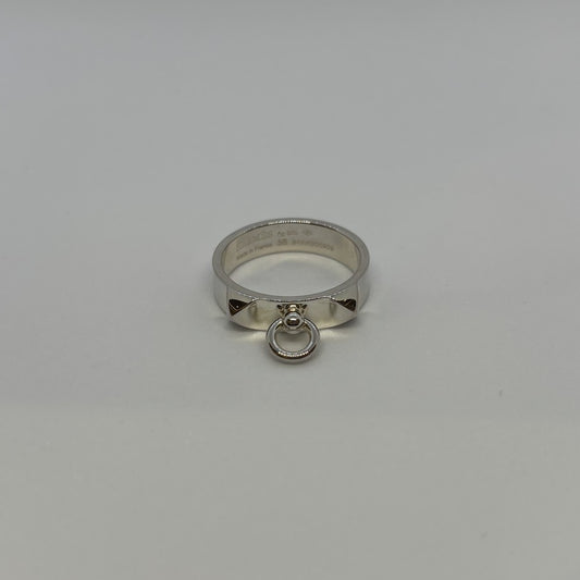 HERMES Collier de Chien SV925 Silver Ring Size 58
