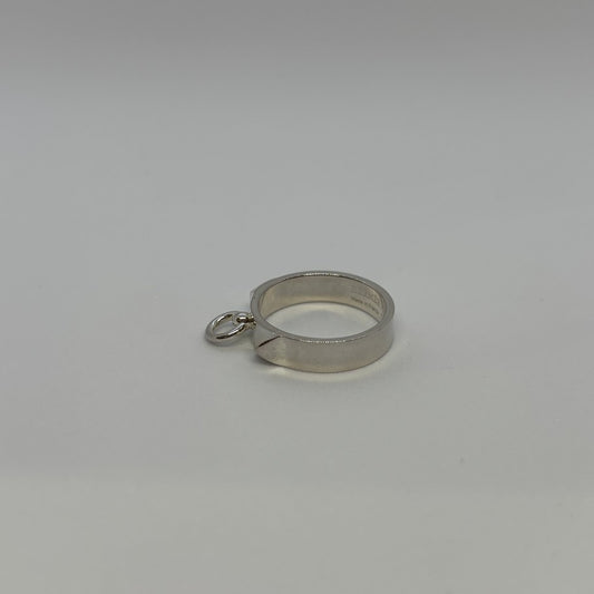 HERMES Collier de Chien SV925 Silver Ring Size 58
