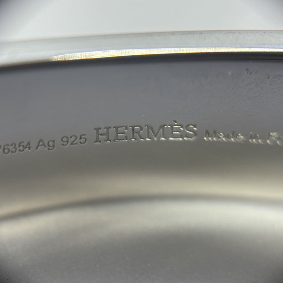 HERMES Collier de Chien SV925 Silver Ring Size 58