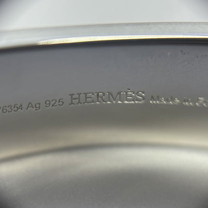 HERMES Collier de Chien SV925 Silver Ring Size 58