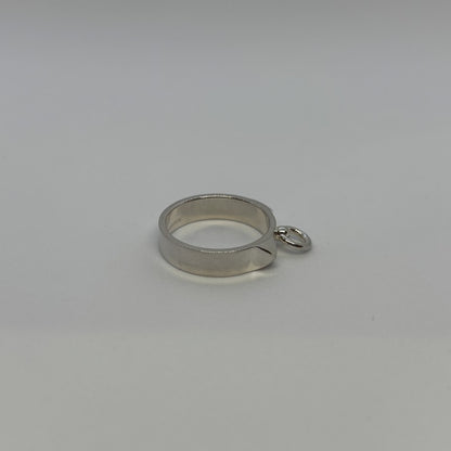 HERMES Collier de Chien SV925 Silver Ring Size 58