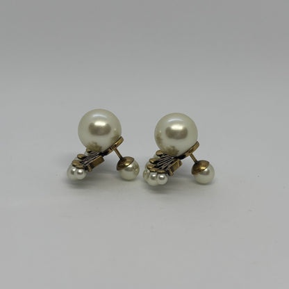 Dior J'ADIOR Faux Pearl Gold Earrings Size ONE SIZE