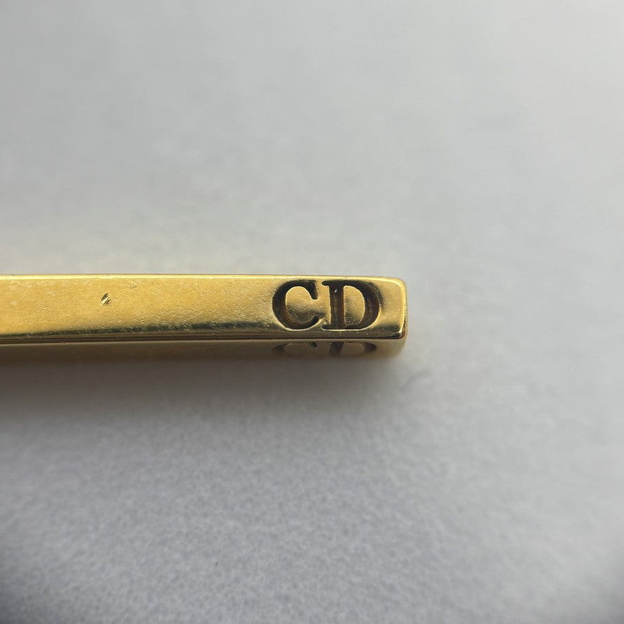 Dior Tribales Asymmetrical Faux Earrings Gold Size ONE SIZE