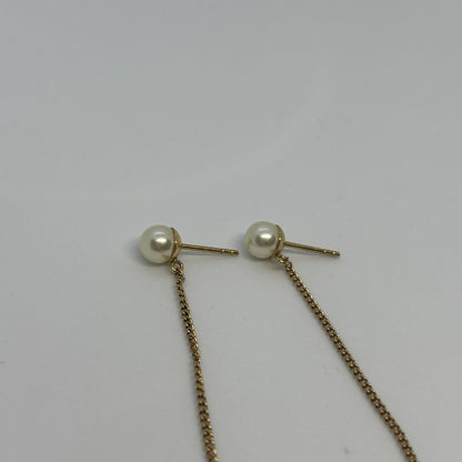 Dior Tribales Asymmetrical Faux Earrings Gold Size ONE SIZE