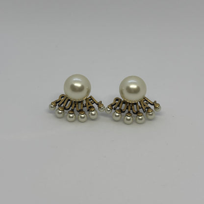 CELINE Knot Small Hoop Earrings Gold Size ONE SIZE