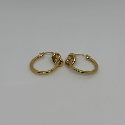 CELINE Knot Extra Thin Bangle Bracelet Gold Size ONE SIZE