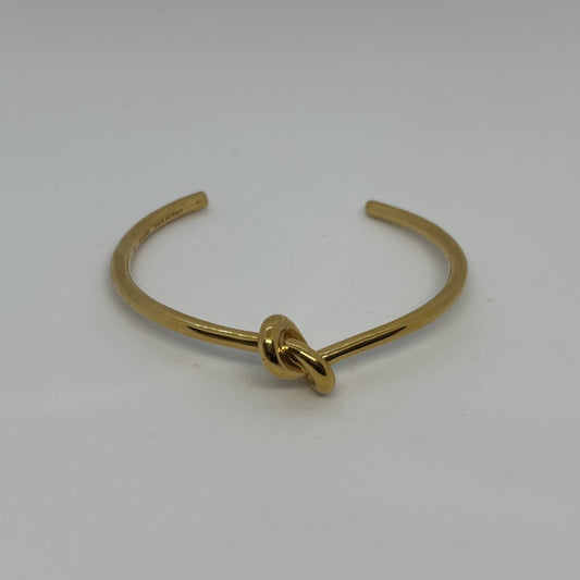 CELINE Knot Extra Thin Bangle Bracelet Gold Size ONE SIZE