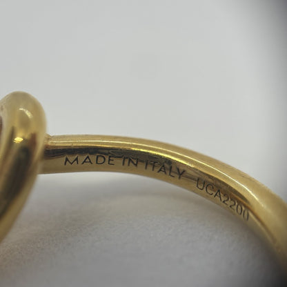 CELINE Knot Extra Thin Bangle Bracelet Gold Size ONE SIZE