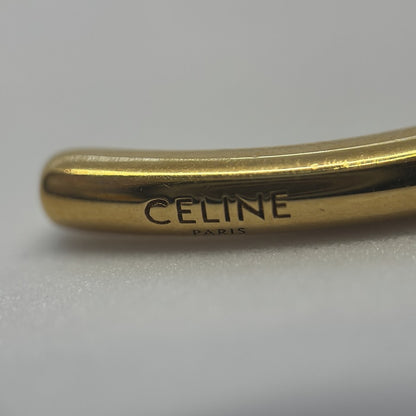 CELINE Knot Extra Thin Bangle Bracelet Gold Size ONE SIZE