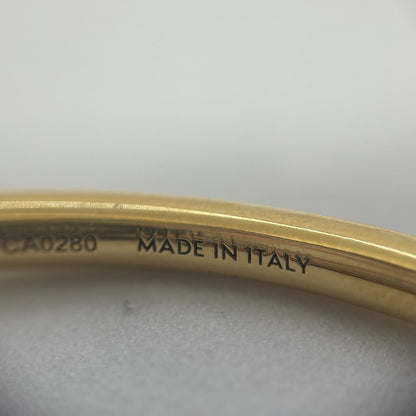 CELINE Knot Extra Thin Bangle Bracelet Gold Size ONE SIZE