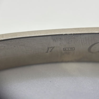 Cartier Love Bracelet K18WG White Gold Bangle Size 17