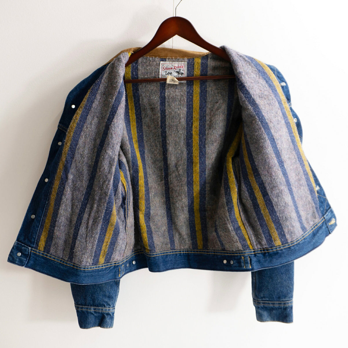 Lee 80s Storm Rider Blanket Denim Jacket Size 42R