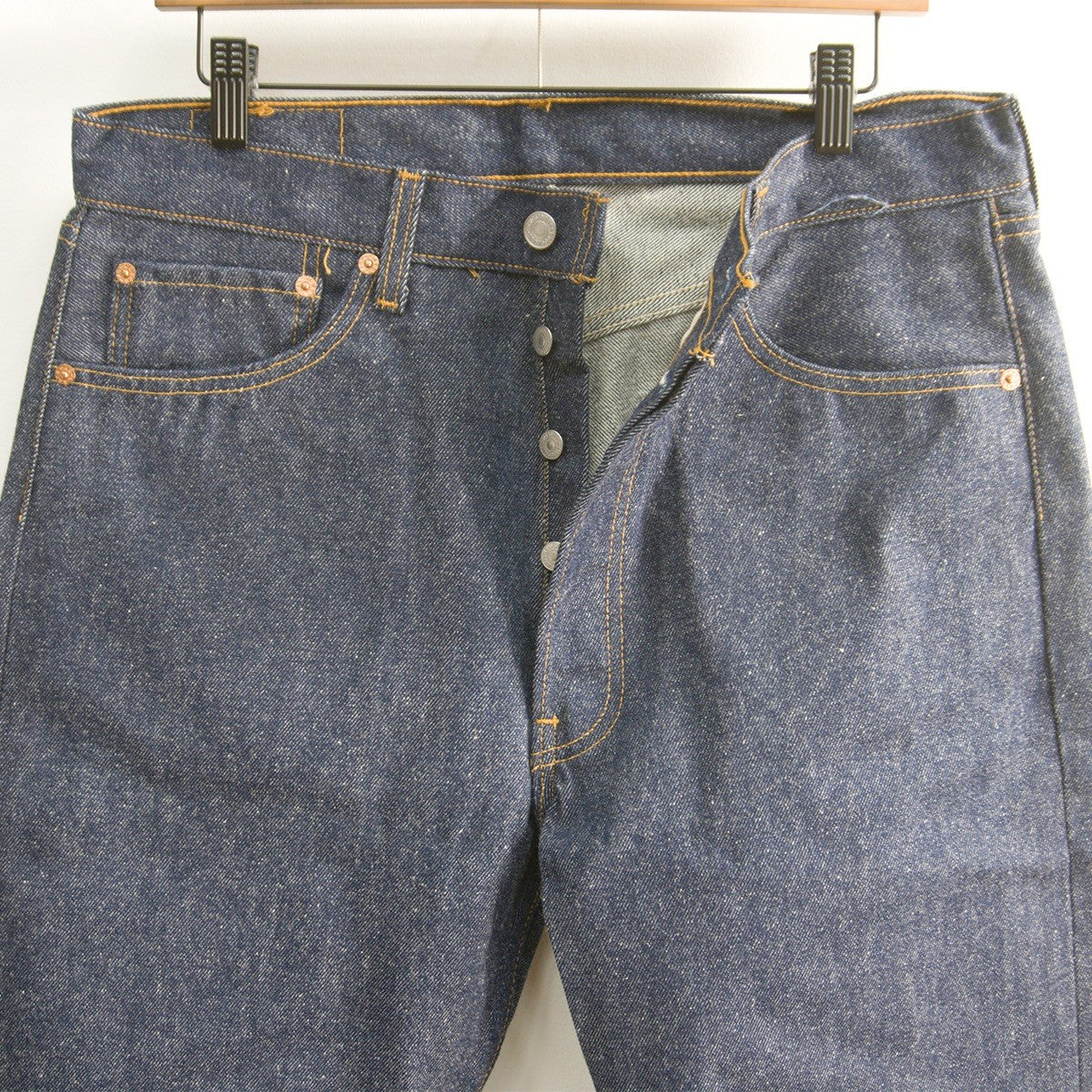 LEVI'S 90s 501 Deadstock USA Raw Denim Jeans Size 34×34