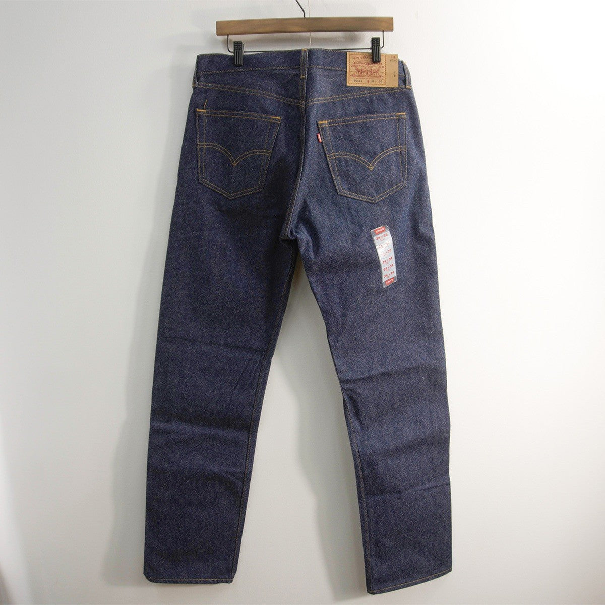 LEVI'S 90s 501 Deadstock USA Raw Denim Jeans Size 34×34