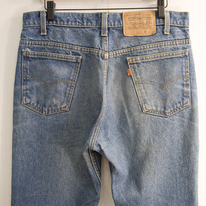 LEVI'S 80s USA Made 517 Flare Denim Jeans Size 34×30