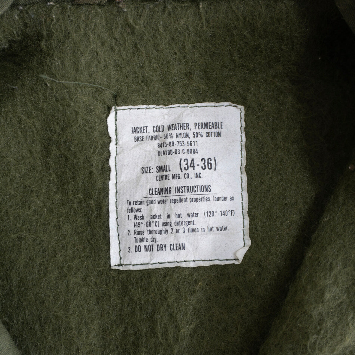US NAVY 83s A-2 Deck Jacket Size S(34-36)