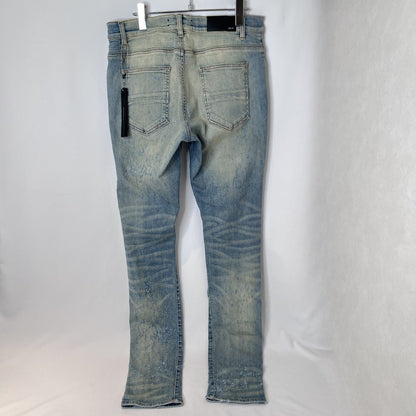 AMIRI Shotgun Distressed Jeans Light Blue Size 34