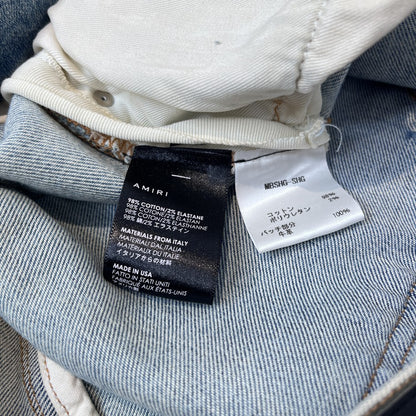 AMIRI Shotgun Distressed Jeans Light Blue Size 34