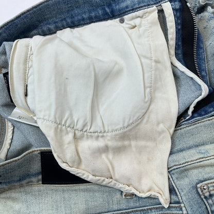 AMIRI Shotgun Distressed Jeans Light Blue Size 34
